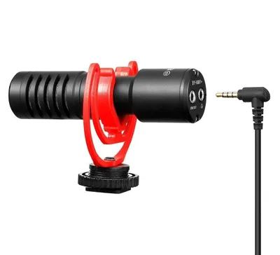 Produktbild von Boya BY-MM1plus Universal Kondensator-Richtmikrofon für Kamera, PC, Tablet, Camcorder, Smartphone