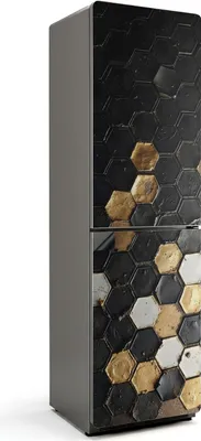 Obrázek produktu pro Magnetický kryt na lednici - Magnetická fólie do kuchyně - Magnetická dekorace na lednici - samolepicí magnetická tabule - magnetická fólie na dveře lednice - 60x205 cm