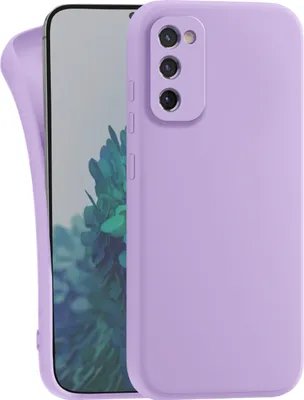 Produktbild von Hülle für Samsung Galaxy S20 FE - Handyhülle mit Kameraschutz Cover aus Silikon in Lila