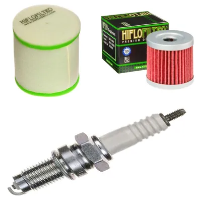 Immagine prodotto di Kit di manutenzione per Suzuki LT-R 450 Quadracer 2006-2012: filtro e candela di accensione di pamoto - Nuovo