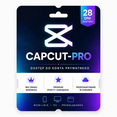 Zdjęcie produktu dla CapCut Pro – 28 dni | Dostęp do prywatnego konta | Dostawa e-mailem, Obraz wygenerowany przez AI