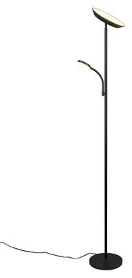 Produktbild von Trio LED Stehleuchte Specter 17 + 4,5 W schwarz matt