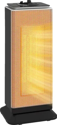 Obrázek produktu pro Keramický elektrický ventilátor s topením, nastavitelný termostat, funkce oscilace, černý