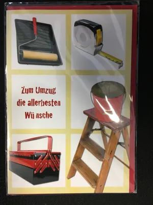 Produktbild von bsb - Grußkarte - Zum Umzug die allerbesten Wünsche 43-1121