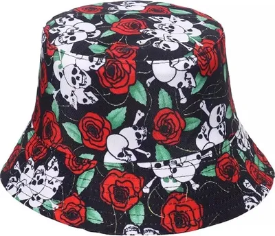 Obrázek produktu pro Stylový černý klobouk SK-22456 typu bucket KP22456
