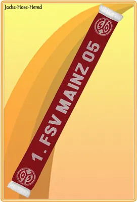 Produktbild von Schal 1. FSV Mainz 05 Wendeschal Fanschal Rot Logo Größe: ca. 135x17,5cm