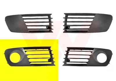 Produktbild von VAN WEZEL Lüftungsgitter Grill Stoßfänger für SEAT Ibiza III Schrägheck (6L) mit Loch/Löchern für Nebellampen