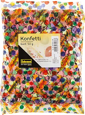 Produktbild von Iden System Großhandels GmbH Konfetti 50g Idena Sonstige Sonstige