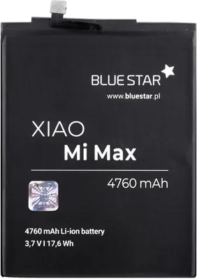 Obrázok produktu pre Bluestar náhradná batéria kompatibilná s Xiaomi Mi Max 4760 mAh Li-lon náhradná batéria Accu