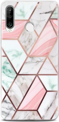 Produktbild von ONEFLOW® Sense Case kompatibel mit Huawei P30 Lite/P30 Lite New - Hülle in Marmor Optik, Joy