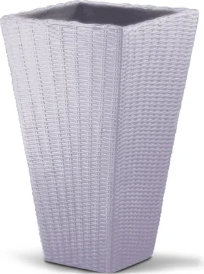 Produktbild von DEUBA® Blumentopf 59 Liter 70x40x40cm Wetterfest Bruchfest Kunststoff Indoor Outdoor Blumenkasten Pflanzkübel Blumenkübel Grau