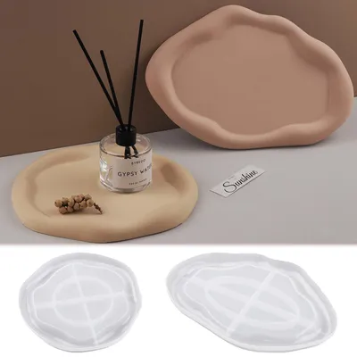 Produktbild von 2-teilige Silikon-Gussform, Gussformen, Silikon-Gussform für Epoxidharz, Wolkenblume, Silikonformen für Gipsabgüsse, Gussformen für Bastelarbeiten, Gips, Kerzen