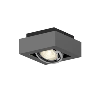 Produktbild von Arcchio Deckenstrahler Ronka, grau, 19 cm x 19 cm, GU10