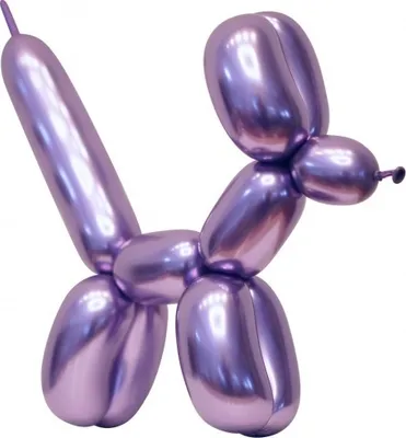 Produktbild von 50 Modellierballons platin lila