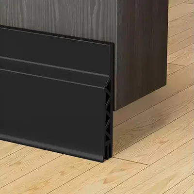 Produktbild von Selbstklebende Türdichtung Schwarz 100 cm Zugluftstopper Tür