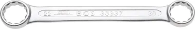 Image de BGS 30337 Clé polygonale double, extra plate, 20 x 22 mm