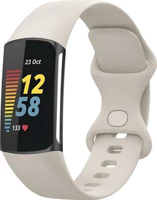 Produktbild von imoshion Silikonband für das Fitbit Charge 5 / 6 - S - Beige