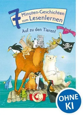 Immagine prodotto di 7-Minuten-Geschichten zum Lesenlernen - Auf zu den Tieren!