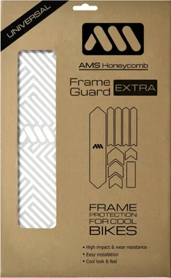 Produktbild von All Mountain Style Honeycomb Extra Rahmenschutzaufkleber Weiß  Weiß One Size