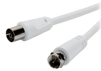 Produktbild von Koaxial-Satellitenkabel Typ F Stecker auf Buchse