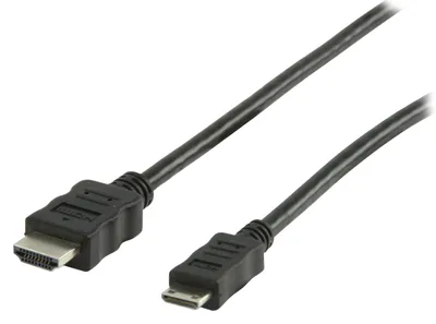 Produktbild von Valueline 2m Mini HDMI - HDMI, 2 m, HDMI Type C (Mini), HDMI Typ A (Standard), Schwarz