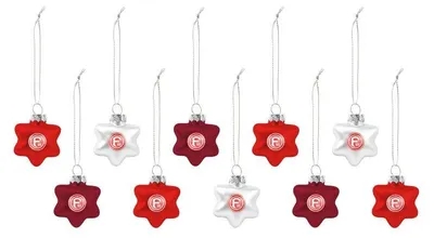 Produktbild von Fortuna Düsseldorf Christbaumsterne 10er-Set