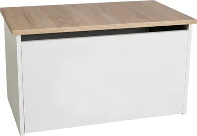 Obrázek produktu pro nabbi Truhlice na hračky Drava - bílá / dub sonoma