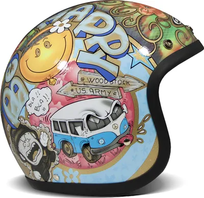 Produktbild von Jet Helm Cafe Racer DMD RETRO Woodstock größe L