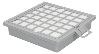 HEPA-Filtercassette für Staubsauger, 130x130x27 mm, schwarz