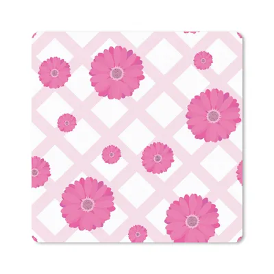 Produktbild von MuchoWow® Mauspad Mousepad Blumen - Muster - Pastell 30x30 cm - Mousepads - Maus Mat - Pad - Mausunterlage - Gaming