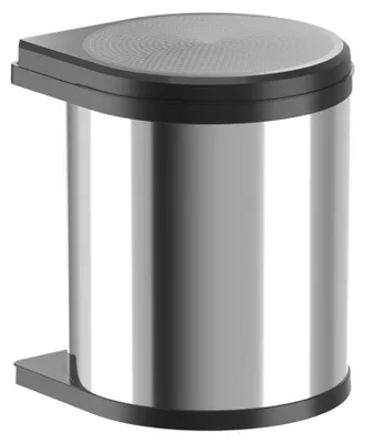 Immagine prodotto di Contenitore per rifiuti Hailo Mono, per cucina o bagno, da incasso, adatto a mobili a partire da 40 cm di larghezza, capacità: 15 litri
