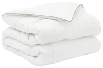 Produktbild von vidaXL Sommerdecke Weiß 155 x 220 cm Bambus