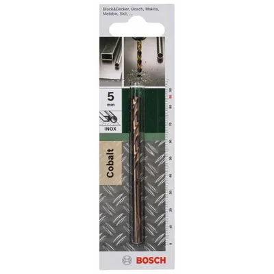 Produktbild von Bosch 2 609 255 072, Bohrer, 5 mm, 86 mm, Legierter Stahl, Eisenguss, Unlegierter Stahl, Edelstahl, 5,2 cm, 5 mm