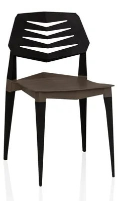 Produktbild von hjh LIVING Outdoor Stuhl Stuhl wetterfest Flecharo Kunststoff Gartenstuhl, wetterfester Stuhl für Garten Terrasse Balkon