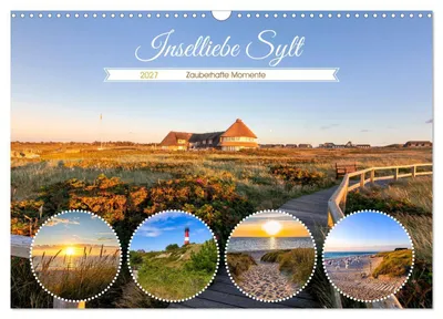 Produktbild von INSELLIEBE SYLT Zauberhafte Momente (Wandkalender 2027 DIN A3 quer), CALVENDO Monatskalender
