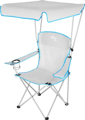 Produktbild von Nc3087 Grau Campingstuhl Sonnenschirm Nils Camp
