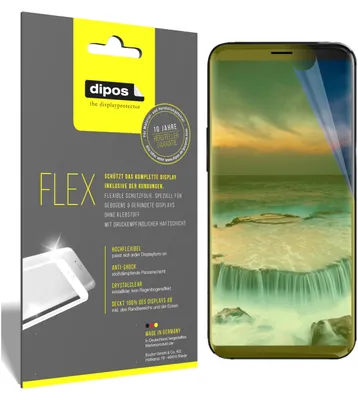Produktbild von 3x Schutzfolie für Uhans i8 Folie, 100% Displayabdeckung, dipos Flex