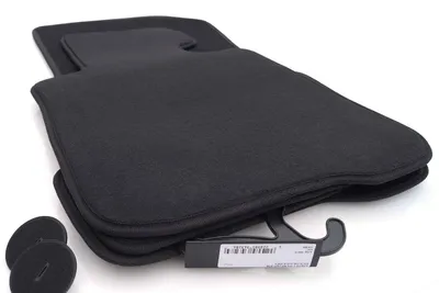 Immagine prodotto di Tappetini adatti per BMW Serie 4 Cabrio (F33) velours bordo nubuck 4 pezzi nero