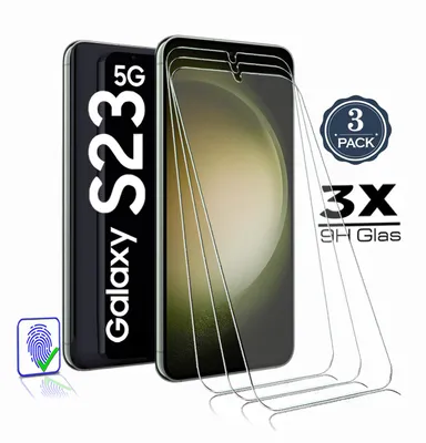 Produktbild von 3X Für Samsung Galaxy S23 5G Panzerglas Glasfolie Display Schutz Folie Glas 9H Hart Echt Glas Displayschutzfolie 3 Stück