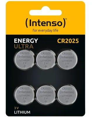 Produktbild von Batterie Lithium, Knopfzelle, CR2025, 3V Energy Ultra, Retail (6-Pack)