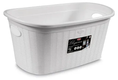 Obrázek produktu pro Koš na prádlo 35 l, 58x38x28cm, bílý