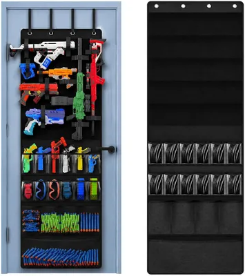 Productafbeelding van Hangorganizer - Deur-wandorganizer - Stof met zakken - Grote capaciteit - Speelgoed - Opslag kinderkamer