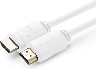 Image de Microconnect MC-HDM19191V2.0WH Câble HDMI HDMI 1 m HDMI type A (standard) Blanc