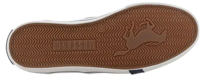 Produktbild von Mustang Herren Sneaker aus Canvas mit Sternen-Details 26M0151002, Größe:46 EU, Farbe:Blau