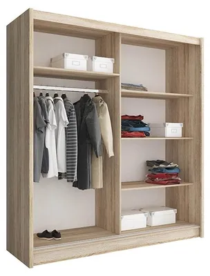 Produktbild von Mehrzweck Regale Schrank Garderobe Regal Schränke Aufbewahrungs Kleiderschränke