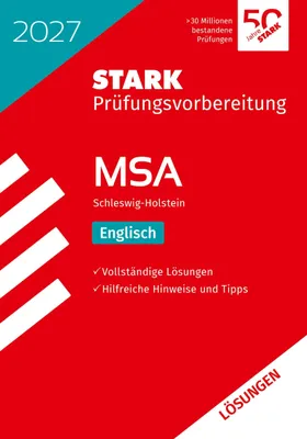 Produktbild von STARK Lösungen zu Englisch - MSA 2027 Schleswig-Holstein - Prüfungsvorbereitung