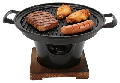Produktbild von Mini Hibachi Holzkohlegrill Tragbar und Rauchfrei