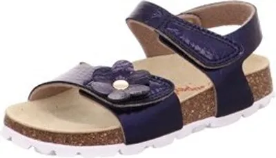Produktbild von Fussbettpantoffel blau (8000) 30