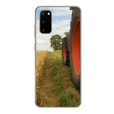 Produktbild von MuchoWow® Handyhülle Schutzhülle Hülle für Samsung Galaxy S20 Traktor - Räder - Weizen Silikon Softcase Handy Hülle - Bild