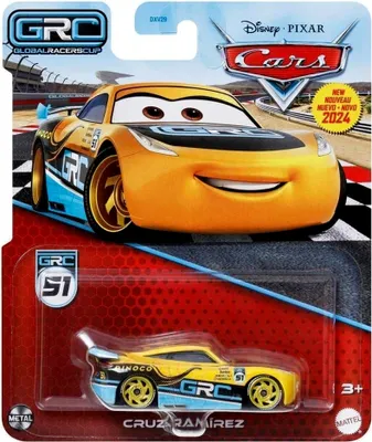 Produktbild von Disney Cars GRC, Cruz Ramirez, Fahrzeuge Metallauto, Die Cast 1:55, HYD13, Mattel, Pixar